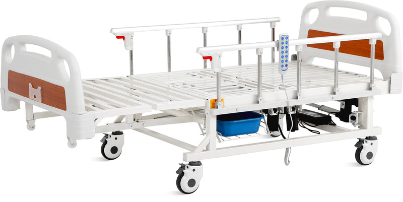 Hospital Bed 6 Functions Fully Electric Long Term Care Bed VIP Edition with Mattress & IV Pole (VP700)