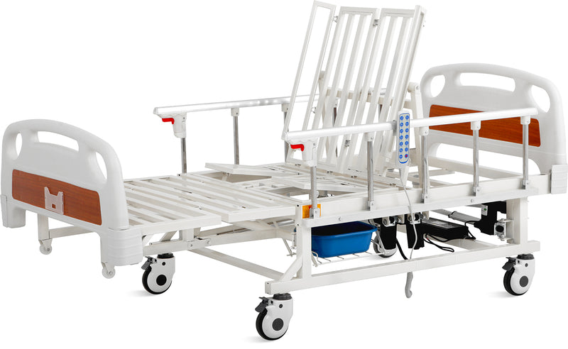 Hospital Bed 6 Functions Fully Electric Long Term Care Bed VIP Edition with Mattress & IV Pole (VP700)