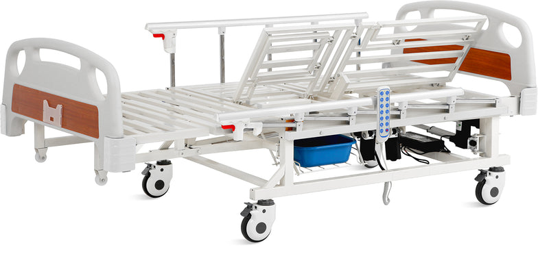 Hospital Bed 6 Functions Fully Electric Long Term Care Bed VIP Edition with Mattress & IV Pole (VP700)